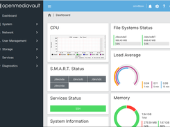 openmediavault Screenshot 1