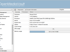 openmediavault Screenshot 2