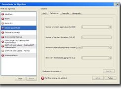 The openModeller Desktop Algorithm Manager