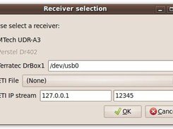 Receiver selection screen