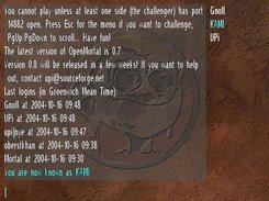 MortalNet, the place to meet people, and beat them up.