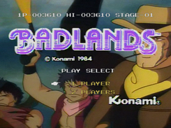 Badlands (Konami) with Palcom Laserdisc emulation