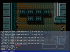 Finding cheats in Metal Gear with the built in cheat finder in the console