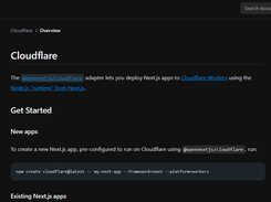 OpenNext for Cloudflare Screenshot 1