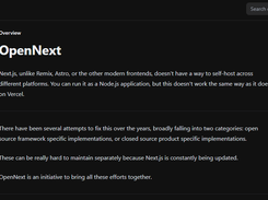 OpenNext Screenshot 1