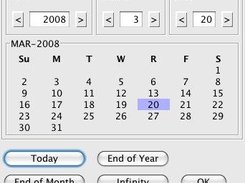 Date Chooser from OpenOak Swing Utilities-part of Framework