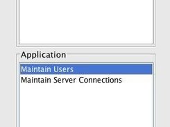 OpenOak Application Framework Main Menu