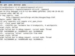 OpenOCD console