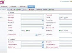 the editor page