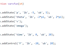 Specifying the system variables
