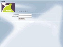 Login screen