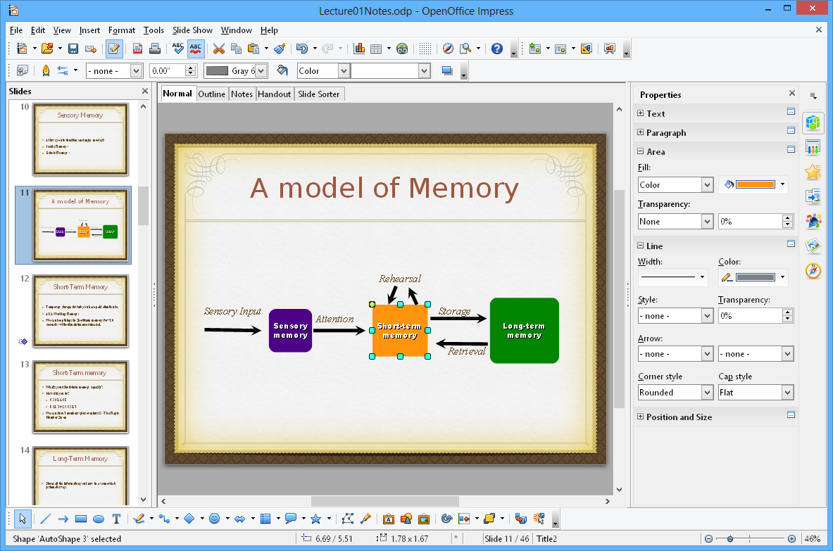 openoffice drawing insert odf