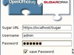 SugarCRM Addon Login screen