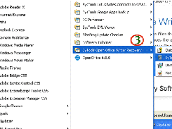 Open Office Writer Recovery Screenshot 2