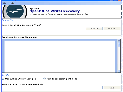 Open Office Writer Recovery Screenshot 3