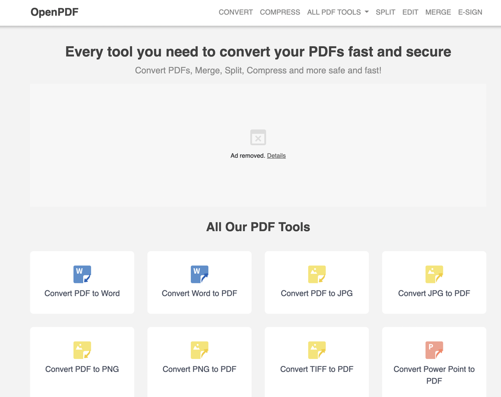 OpenPDF Screenshot 1