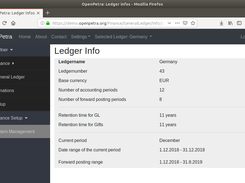 Ledger Information