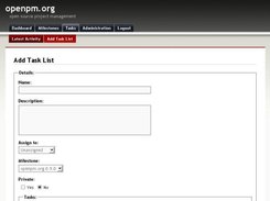 Add Task List