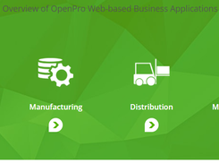 OpenPro ERP Screenshot 1