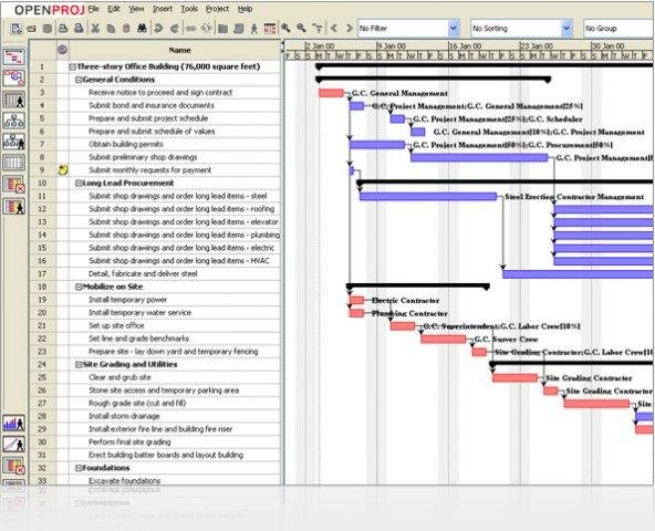 Openproj 1.4