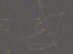 SID and STARs around LFSB runway 15