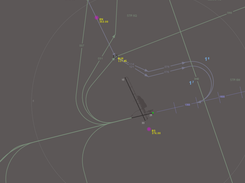 The routes of runway 26