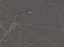Routes at EDDF runway 25C