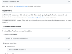 OpenRecall Screenshot 1