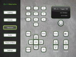 Tablet Design for TV Control with OpenRemote Look and Feel