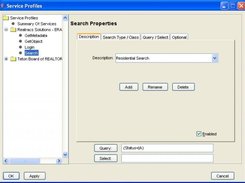 Editing a Search Transaction