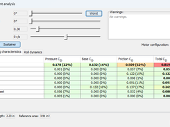 You can analyze the effect of individual components on the stability, drag and roll characteristics of the rocket.