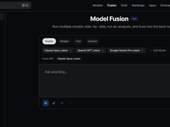 OpenRouter Model Fusion Screenshot 1