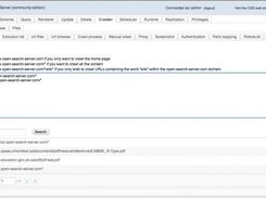 OpenSearchServer pattern web crawler