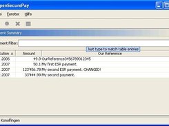 Payment Overview Screen