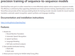 OpenSeq2Seq Screenshot 1