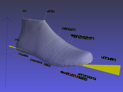 Automatic analysis of a last imported from a .stl