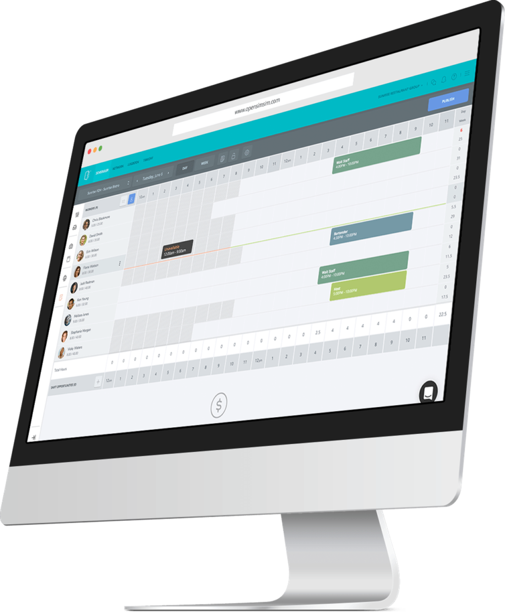 OpenSimSim-ScheduleManagement