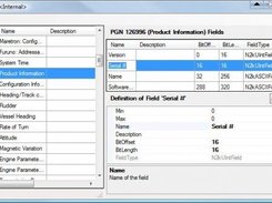 We provide user-editable definitions of NMEA 2000 mesages