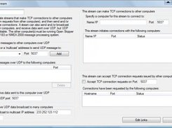 Receive and transmit messages between PCs using TCP & UDP