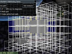 Pathfinding Demo w/ grid showing