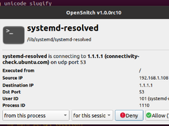 OpenSnitch Screenshot 2