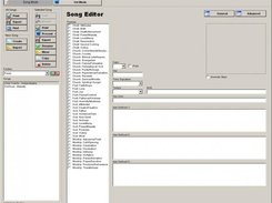 OpenSong v1.6.1: Main screen, song mode advanced properties