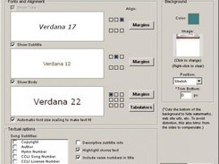OpenSong v1.6.1: Style editor