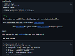 OpenSpec Screenshot 1