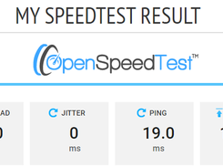 OpenSpeedTest Screenshot 1