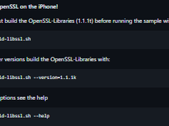 OpenSSL-for-iOS Screenshot 1