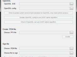 openSSLGOSTSigner Screenshot 1