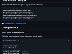 OpenStatus Screenshot 1