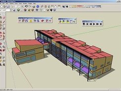 An EnergyPlus input file being edited with OpenStudio.