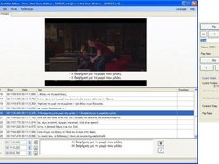 Screenshot of video preview with subtitles - OSE 0.1.1.0